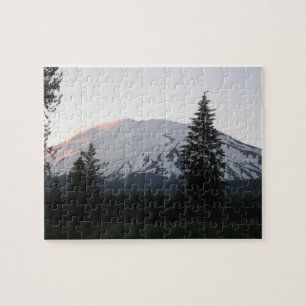 Le Mont Saint Helens au puzzle de coucher du