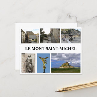 Le Mont Saint Michael, Frankrijk Briefkaart