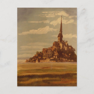 Le Mont Saint-Michel, Brittany, Frankrijk Briefkaart