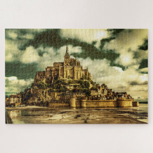 Le Mont Saint Michel, Frankrijk. Legpuzzel