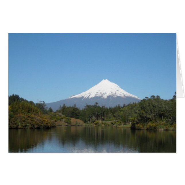 Le mont Taranaki (Devant horizontal)