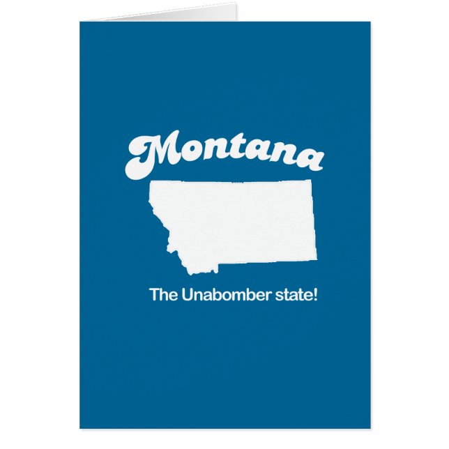 Le Montana - le T-shirt d'état d'unabomber (Devant)
