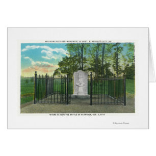 Le monument à la jambe gauche du général Benedict 