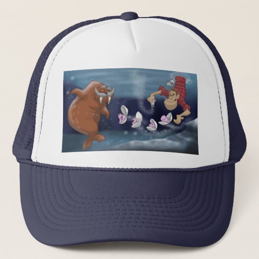 Le morse et le casquette de charpentier (Devant)