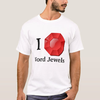 Le mot Jewels le T-shirt