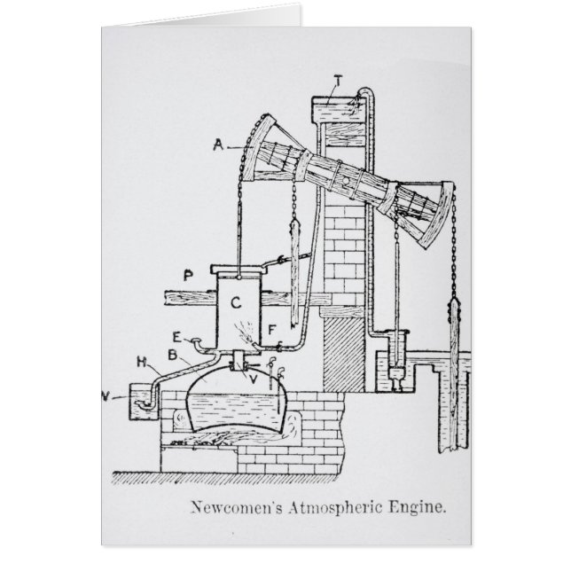 Le moteur atmosphérique de Newcomen (Devant)