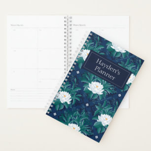 Le Motif blanc Lotus Midnight Lotus