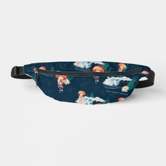 Le Motif de la méduse blanche Lotus Ocean (Recto)