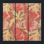 Le Motif Floral Art nouveau de William Morris<br><div class="desc">Des pavots Art Nouveau Motif Aquarelle Art Nouveau Peinture inspirée de William Morris.</div>