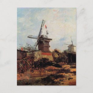 Le Moulin de Blute Fin by Vincent van Gogh Briefkaart