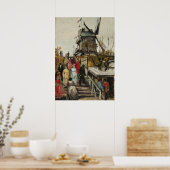 Le Moulin de Blute-Fin - Van Gogh - c1886 Poster (Keuken)