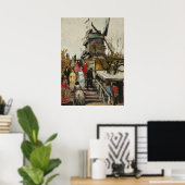 Le Moulin de Blute-Fin - Van Gogh - c1886 Poster (Thuiskantoor)