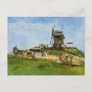 Le Moulin de la Galette door Vincent van Gogh Briefkaart
