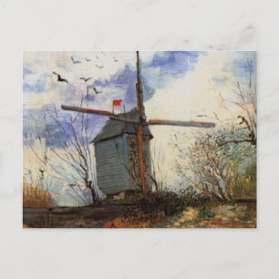 Le Moulin de la Galette door Vincent van Gogh Briefkaart