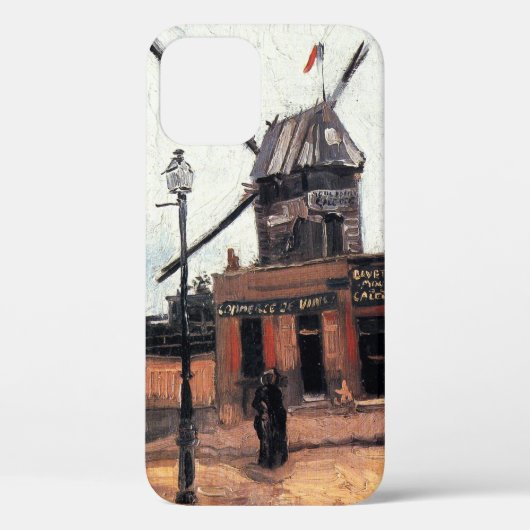 Le Moulin de la Galette door Vincent van Gogh Case-Mate iPhone Case (Achterkant)