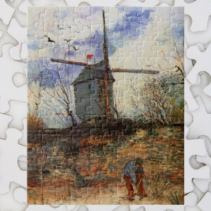 Le Moulin de la Galette door Vincent van Gogh Legpuzzel