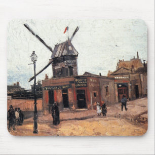 Le Moulin de la Galette door Vincent van Gogh Muismat