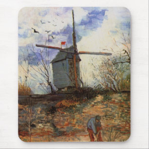 Le Moulin de la Galette door Vincent van Gogh Muismat