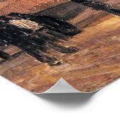 Le Moulin de la Galette door Vincent van Gogh Poster (Hoek)