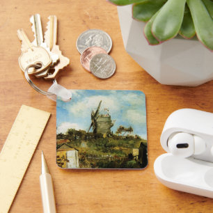 Le Moulin de la Galette door Vincent van Gogh Sleutelhanger