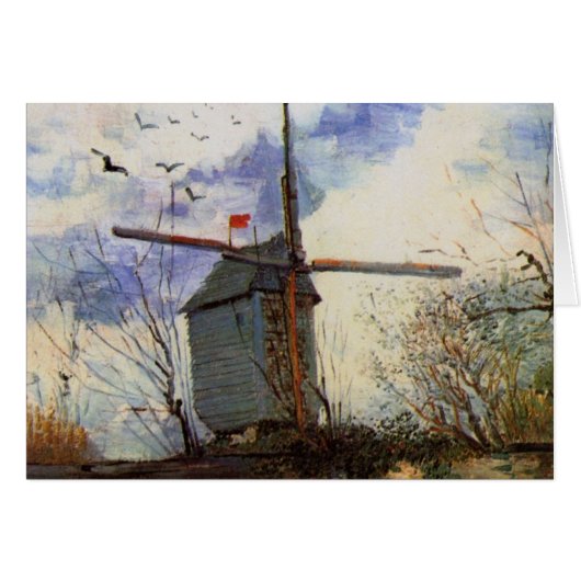 Le Moulin de la Galette par Vincent van Gogh (Devant horizontal)