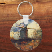 Le Moulin de la Galette Van Gogh Sleutelhanger (Voorkant)