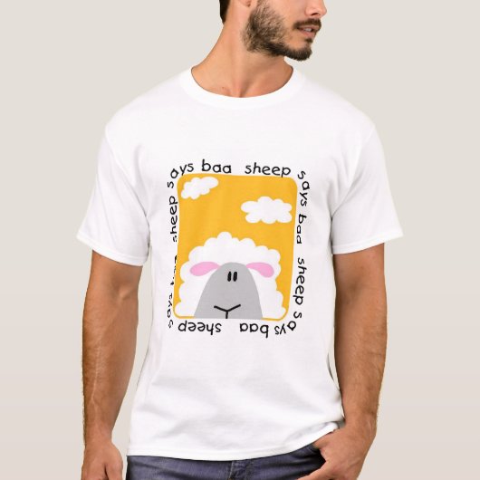 Le mouton indique des T-shirts et des cadeaux de (Devant)