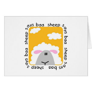 Le mouton indique des T-shirts et des cadeaux de