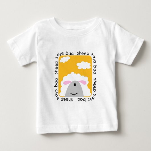 Le mouton indique le T-shirts et les cadeaux de (Devant)