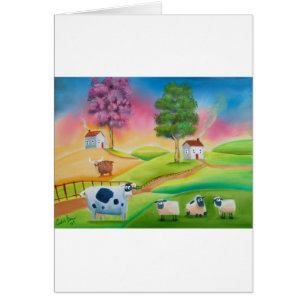 Le mouton mignon effraye l'art populaire G de
