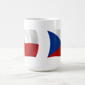 Le Mug avec le drapeau de la République tchèque (Centre)