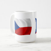 Le Mug avec le drapeau de la République tchèque (Devant gauche)