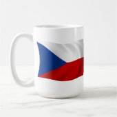 Le Mug avec le drapeau de la République tchèque (Gauche)