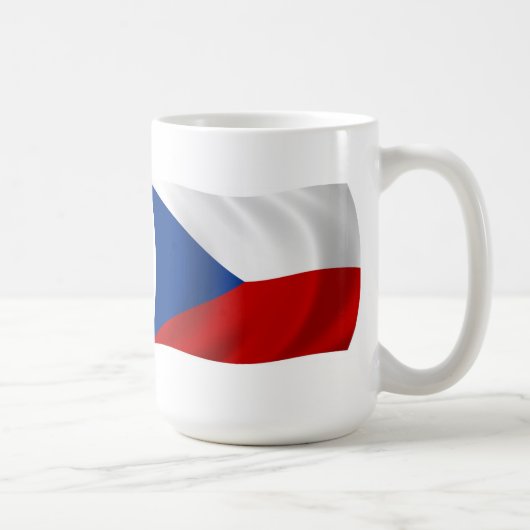 Le Mug avec le drapeau de la République tchèque (Droite)