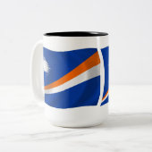 Le Mug du drapeau des Îles Marshall (Devant gauche)