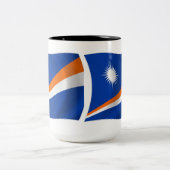 Le Mug du drapeau des Îles Marshall (Centre)
