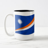 Le Mug du drapeau des Îles Marshall (Gauche)