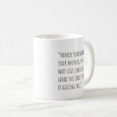 Le mug Exode 20:12 (Devant droit)