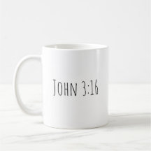 Le mug "Jean 3:16"
