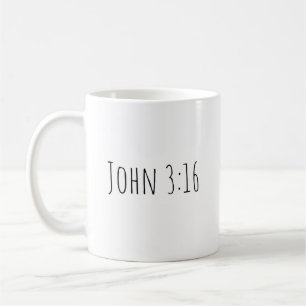 Le mug "Jean 3:16"