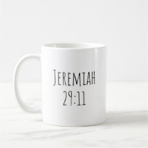 Le mug "Jérémie 29:11"