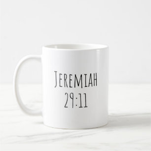 Le mug "Jérémie 29:11"