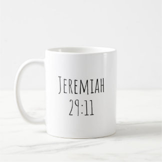 Le mug "Jérémie 29:11"