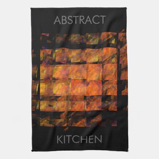 Le Mur Art Abstrait Serviette de cuisine (Vertical)