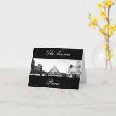 Le musée de Louvre, cartes pour notes de ~ de (Fleur jaune)