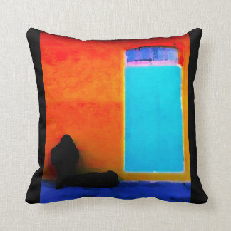Le "musicien a obscurci" le coussin d'art de JTG