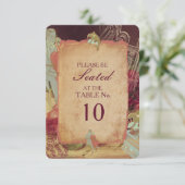 Le Musicien - Carte de Numéro de Table / Invitatio (Debout devant)