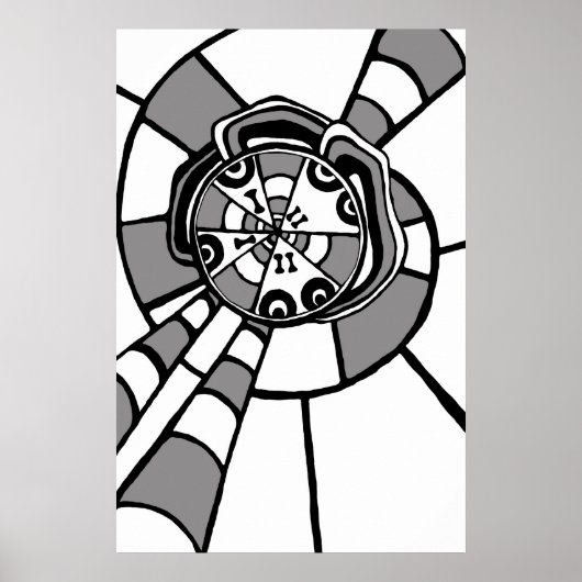 Le musicien - Poster noir/gris (Devant)