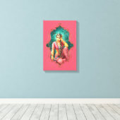 Le Mystique De L'Inde 22 - Toile Enveloppée (Insitu (Plancher de Bois))