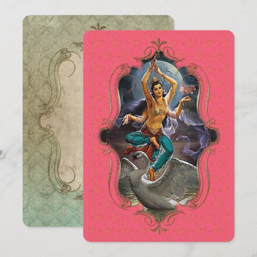 Le Mystique de l'Inde 43 - Carte de voeux (Devant / Derrière)